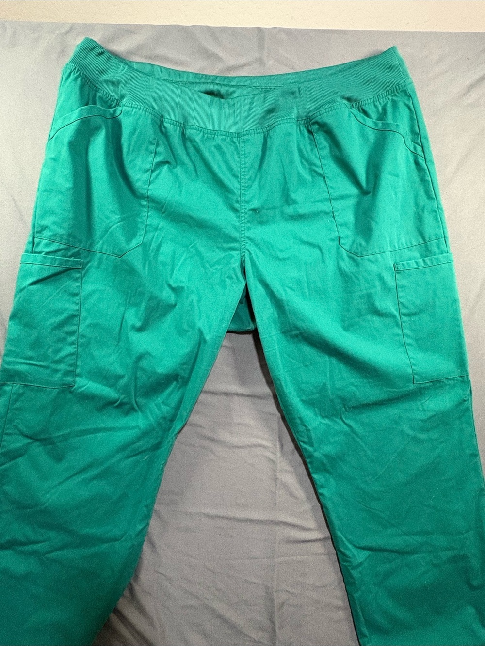 Men's Teal Cargo Scrub Pants